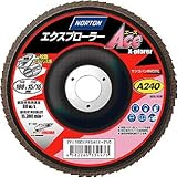 NORTON XPエースフラップディスク A80 2FL100XPRDACE80 (10枚入り)