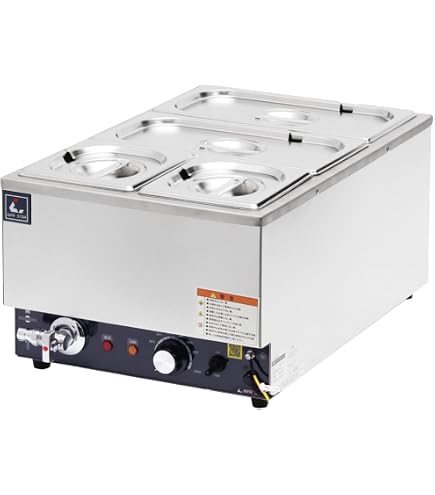 Amazon.co.jp: EBM 電気式フードウォーマー 湯煎式 YFK-1 1/1 3790000 