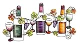 Deco 79 Metal wine Wall Decor, 36 by 19' [並行輸入品]