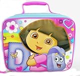 Dora the Explorer Dora & Backpack Rectangular Lunch Box [並行輸入品]