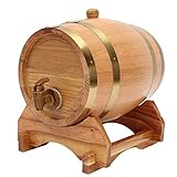 5l木製バレルwith Spigot for WhiskyワインLiquor Homebrew