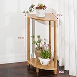 Plant shelf フラワーポットラック、多層フラワーラックソリッドウッドバルコニープラントシェルフフロアスタイルシェルフ Flower racks ( サイズ さいず : 30*60CM )