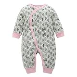 Chaufly ベビー服 ロンパース 新生児 ベビー ロンパース プリント ソフト 通気性 コットン ジャンプ スーツ 秋
