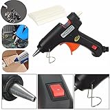 electric 20w hot melt art craft glue gun with 50pcs free mini