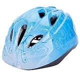 ヘルメット 自転車 子供用 キッズヘルメット 45-52cm ダイヤル調整 1-7歳に 自転車用品　サイクルヘルメット ロードバイク サイクリング 軽量 通勤通学 X25 ブルー