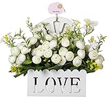 ホームデコレーション人工偽の結婚式のシルクの花ブッシュバスケット、m