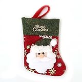 POTOJP キャンディーギフトバッグ カトラリー袋 クリスマス 部屋 壁 卓上 飾り小物 収納 ナイフ/フォーク/スプーンバッグ 食器カバー (D)