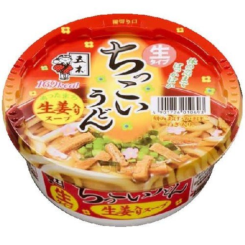 五木 ちっこいうどん あったまろ生姜入りスープ