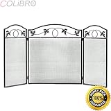 colibrox --折りたたみスチール暖炉スクリーンドア3パネルHeavy DutyホームFurni Decor fire. Best Amazon暖炉暖炉スクリーンドアsale. Overstoc