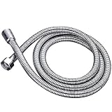シャワーホースwekity anti-burst、anti-winding、anti-freezing Crack、2メートルのステンレススチールハンドヘルドシャワーノズルホース給湯器チューブ高温度で