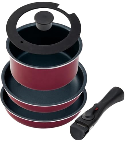 Amazon｜パール金属 フライパン 鍋 5点セット IH対応 マーブルコート