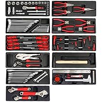 工具BOXセット Amazon | KIKAIYA キャビネット7段用 工具セット 84pcs キャビネットに