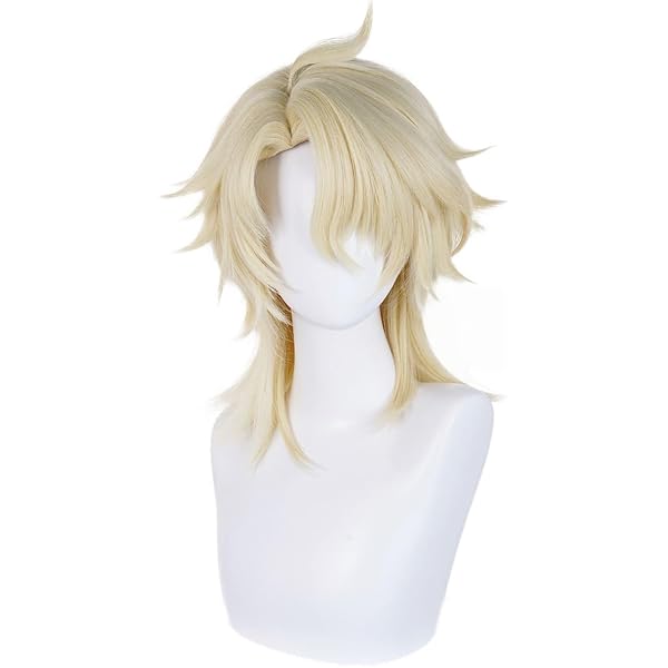 Amazon.co.jp: 【Azuiblc】原神 ファルカ 大団長 コスプレ ウィッグ