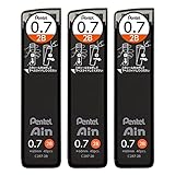 ぺんてる シャープ芯 ぺんてるアイン 0.7mm 2B 3個 AMZ-XC2872B3P