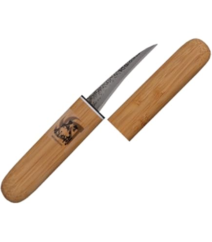 Amazon | 美貴久 田主丸型接木小刀 サック入 26-105B 黒打 105mm