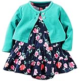 カーターズ Carter's 半袖ワンピース ＆ カーディガン 2点セット 2-Piece Bodysuit Dress & Cardigan Set 3M (55-61cm)