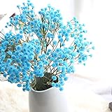 bsgsh人工シルクフェイク花赤ちゃんの息の花柄ホームホテルオフィスのウェディングパーティーガーデンクラフトアート装飾、パック1 65cm ブルー GD-0051508