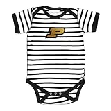 Purdue BoilermakersストライプNCAA College新生児幼児赤ちゃんクリーパー