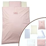 「 日本製 」 ベビー布団 セット ミニベッド サイズ ６点セット シンプルなデザインの ” レユール・ピンク ”