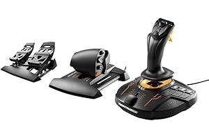 【国内正規品】Thrustmaster スラストマスター T.16000M FCS Flight Pack PC 用ジョイスティック、スロットル、ラダーペダル