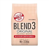 Amazon | 小川珈琲 ブレンド3 モカブレンド 粉 230g ×2個 | 小川珈琲