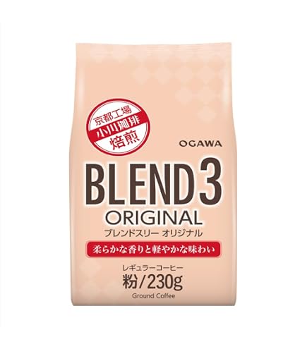 Amazon.co.jp: 小川珈琲 ブレンド3オリジナル(粉) 230g×12袋入 : 食品