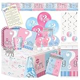 Baby Shower Ultimate Party Pack from Gender Reveal Range (32 Guest) by Uk Baby Shower Co