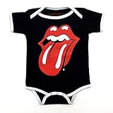 ROLLING STONES - CLASSIC TONGUE BABY ONESIE / ローリング・ストーンズ　オフィシャル　バンド　チャイルド　ベイビー　トドラー　ロンパース　ベビー服