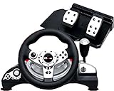 PS3/PS2/PC用レーシングハンドル『リアルドリフトレーシングハンドル』