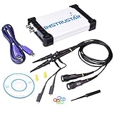 オシロスコープ、longruner 20 MHz帯域幅デュアルチャネルPCベースUSBデジタルストレージ仮想オシロスコープ、スペクトラムアナライザ、データレコーダーwithポータブルデザイン