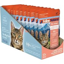 Amazon.co.jp: Feline Natural プレミアムパウチ キャットフード ラム