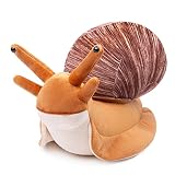 ZHONGXIN MADE かわいいカタツムリのぬいぐるみリアルなカタツムリのぬいぐるみ、リアルなソフトカタツムリの動物のぬいぐるみ、子供へのギフトとして…