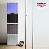 イタリア　ステファンプラスト　シューズボックス　籐調 4色セット