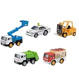 マルカ(Maruka) ドライブタウン Premium5 はたらく車両セット 5種 おもちゃ 車 3才以上 187525