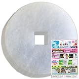 1枚90円/ドーナツ型の給気口フィルター(10枚パック)花粉、排気ガス、砂ぼこり、黄砂対策に給気口フィルター　給気口外用フィルター 換気口フィルターが1枚90円！専用枠は不要！特厚1ｃｍのビーワン換気