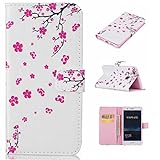 Huawei P9 Lite ケース UNEXTATI 手帳型 保護カバー 高品質 PUレザー 全面保護 防塵 カード収納 マグネット開閉式 軽量 財布型 Huawei P9 Lite ケース (P5