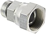 Eaton Weatherhead 9315X10X12 Carbon Steel Straight Thread O-Ring Adapter, Swivel, Adapter, 3/4 Femal