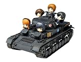 プラッツ 1/35 ガールズ&パンツァー IV号戦車D型 あんこうチーム w/デフォルメ あんこうチーム (パンツァージャケットver.) プラモデル GP-26