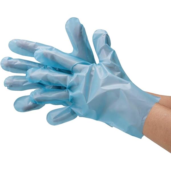 Amazon.co.jp: [東京パック] エンボス手袋ロング 5本絞り 外エンボス