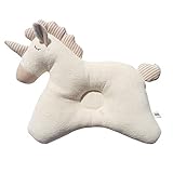 100％オーガニックコットンベビー防ぐフラットヘッド枕 (Horse)