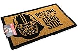 STAR WARS(スター・ウォーズ) Welcome to the Dark Side ハードタイプ 屋外用ドアマット/玄関マット