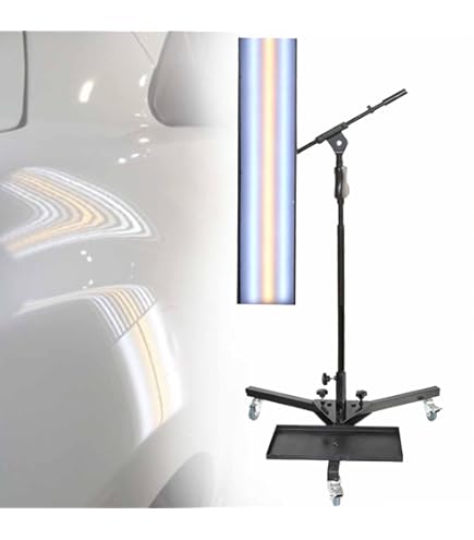 Amazon.co.jp: 車のペイントレスデントリペアツールライト、ペイント