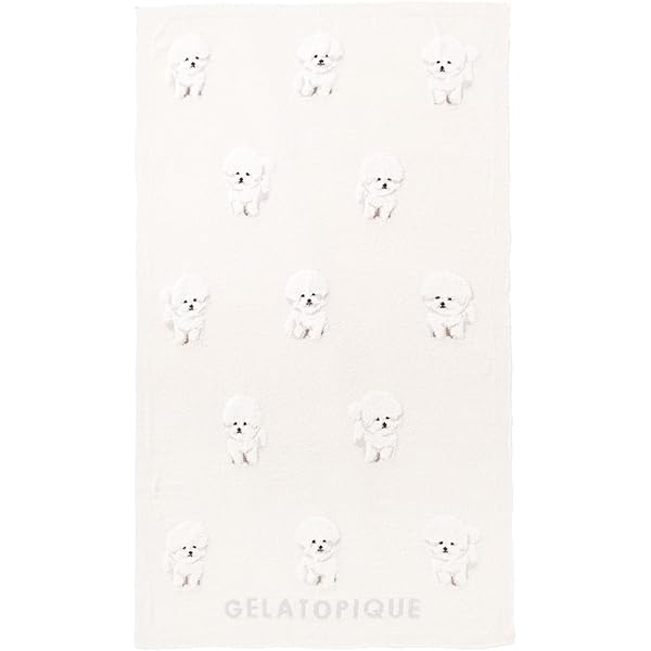 Amazon | [ジェラート ピケ] 【Sleep】DOG3柄 ジャガードマルチカバー