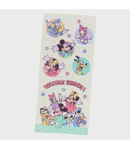 Amazon｜gaia80 ミッキー＆フレンズ フェイスタオル 【東京ディズニー