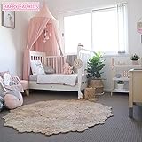 子供のテント小屋テント子供プレイルームシフォンポータブルベビーベッドテント赤ちゃんルーム装飾誕生日ギフト男の子の小道具写真撮影-ピンク