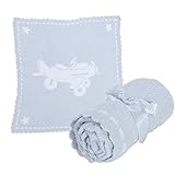 Barefoot Dreamsベアフットドリームス 国内検針済Cozychic Scalloped Receiving Blanket コージーシック スカラップ ブランケット XS ブルー 551