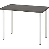 ＩＫＥＡ/イケア LINNMON/リンモン・ADIL/オディリス：テーブル100x60 cm ダークグレー/ホワイト（294.160.89）