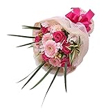 花束 ラウンドタイプ 赤xピンク