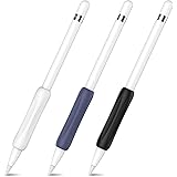 AHASTYLE Apple Pencil用グリップ 疲れ軽減 滑り防止 柔らかな握り心地 Apple Pencil第一世代対応 三つセット