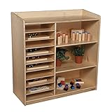 Wood Designs Kids Play Toy Book合板オーガナイザーwd15139 Sensorial検出せず棚トレイ